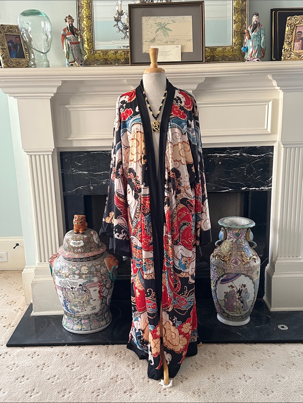 Colorful Classic Geisha Kimono